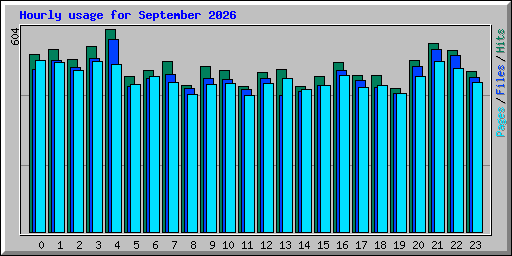 Hourly usage for September 2026